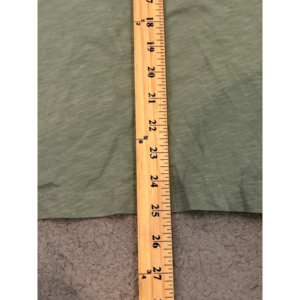 Madewell Whisper Cotton V-Neck Tank Top Washed Olive Green K7393 Mens Size M New - Picture 6 of 8